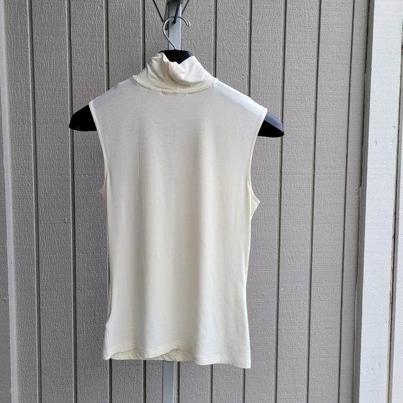 Twist Mockneck Sleeveless Blouse EUC | Women's S Worthington Stretch Y2K… - Picture 5 of 11